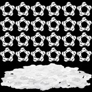 BESTSKY 200 Pcs Balloon Arch Clips Supplies Ring Flower Holder Supplies | Quick Knotting Balloon Clips for Balloon Arch for Birthday Wedding Baby Shower Party Decoration