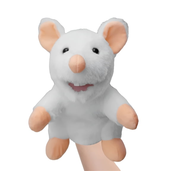 BESTSKY 2026 New 10 Interactive Hand Puppets Kids Pets Soft Plush Animal Movable Mouth Fun Storytelling Toddlers 1 3 Years Multiple Styles for Home,Classroom,Playroom,Party,Gift