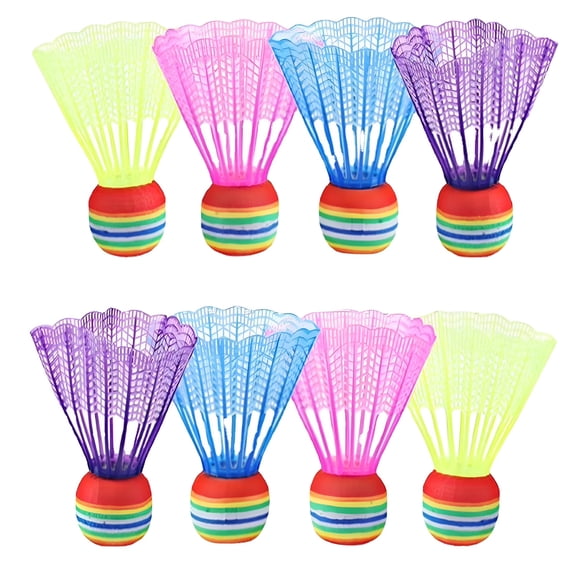 BESTSKY 2026 New 10Pcs Nylon Badminton Shuttlecocks,Training Badminton Balls for Youth Players,Indoor and Outdoor