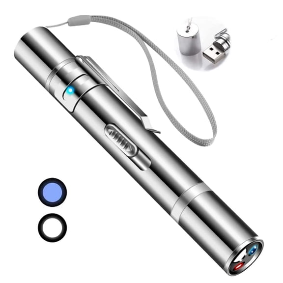 BESTSKY 2026 New 1Pcs Laser Pointer Cat Toy, Usb Rechargeable Cat Laser Pointer Toy, Portable Cat Laser with Multiple Light Sources, for Interactive Play, Exercise, Training, Mental Stimulation
