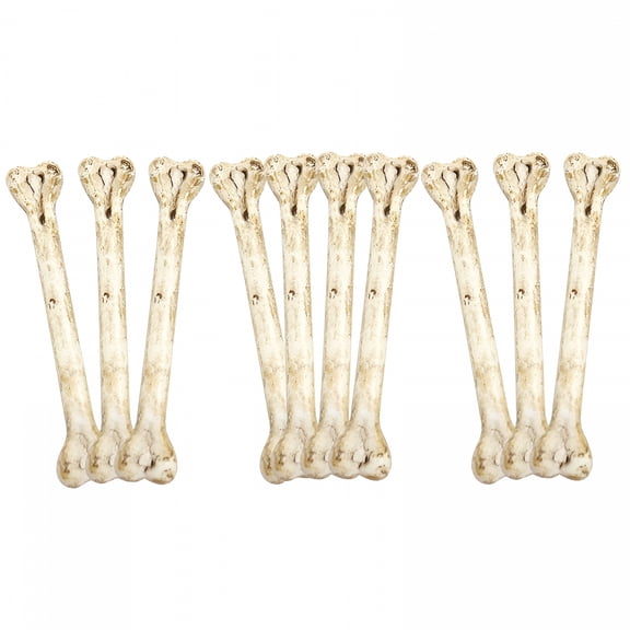 BESTSKY 2026 New 20 Pcs Toy Plastic Human Bone Fake Bone for Halloween for Party, Decoration, Cosplay, Haunted House Halloween Props Fake Skeleton Bone Plastic Bones Model Fake Bone