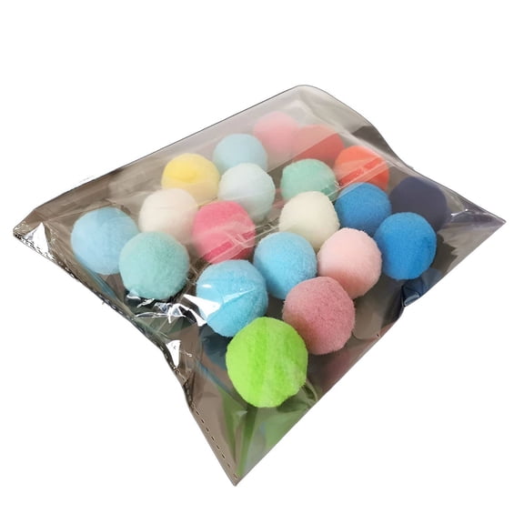 BESTSKY 2026 New 20Pcs Cat Balls Scratch and Bite Cat Ball Toy Play and Fun Cat Toys for Indoor Cats for Indoor Play,Pet Entertainment,Teeth Grinding,Daily Activity Multicolor-2