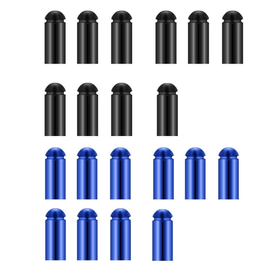 BESTSKY 2026 New 20Pcs Darts Precision Aluminum Alloy Dart Flights Stabilizer Optimized Flight Stability Accessories for Adults Players Black and Blue
