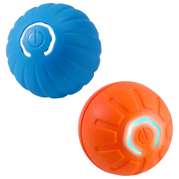 BESTSKY 2026 New 2Pcs Cat Toys for Indoor Cats Rechargeable Power Design Cat Toys Interactive Flexible Motion Features Automatic Cat Toy for Living Room Bedroom Style2