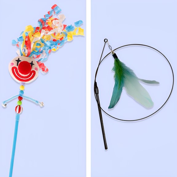 BESTSKY 2026 New 2Pcs Interactive Cat Toy,Instant Fun Play Cat Toys Interactive,Exciting and Interactive Design Interactive Cat Toys,Style1
