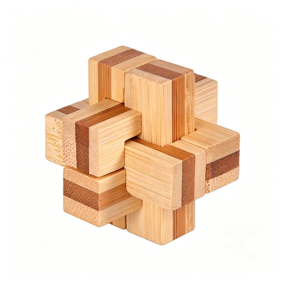 BESTSKY 2026 New 3D Puzzles for Adults,3D Puzzle Structure Brain Teaser Puzzles for Adults,Boosts Spatial Awareness Brain Teaser Puzzles for Adults for Home,Leisure,Brown2