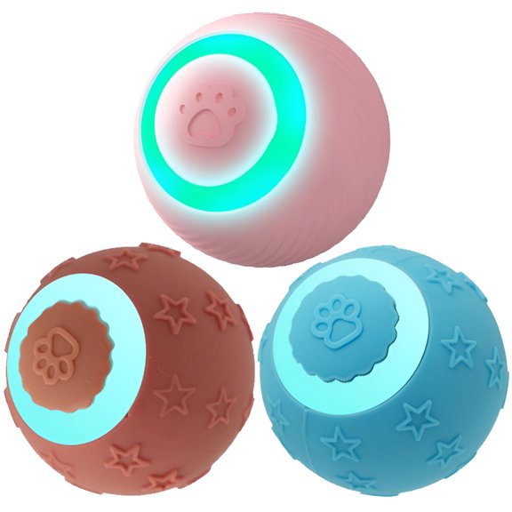 BESTSKY 2026 New 3Pcs Cat Toys for Indoor Cats,Touch-Activated Design Cat Interactive Toys for Indoor Cats,Exciting Interactive Play Automatic Cat Toy,Style1