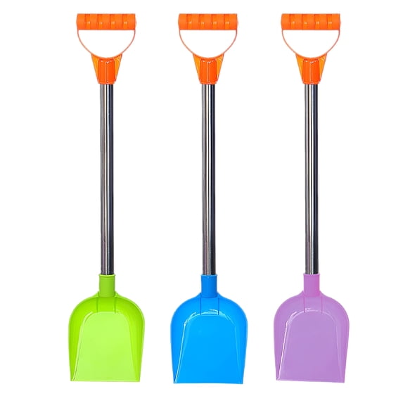 BESTSKY 2026 New 3Pcs Kids Snow Shovel Playthings Portable Winter Snow Trowels (Random Color) for Winter Play, Snow Shoveling, Outdoor Fun, Snowman Building, Kids Outdoor Activities