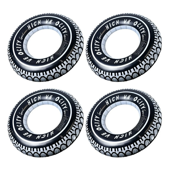 BESTSKY 2026 New 4 Pack Inflatable Tire Pool Float for Adults Inflatable 32",For Pool Parties,Beach Days,Summer Fun,Water Recreation,Relaxation.