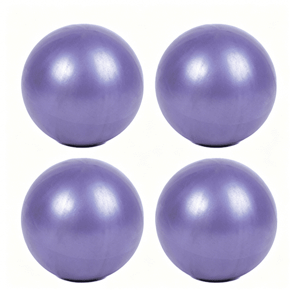 BESTSKY 2026 New 4 Pcs Pilates Ball Enhances Flexibility Yoga Ball Improving Flexibility Exercise Ball Purple2 for Yoga Pilates Home Workouts Stretching Physical Therapy Fitness Routines