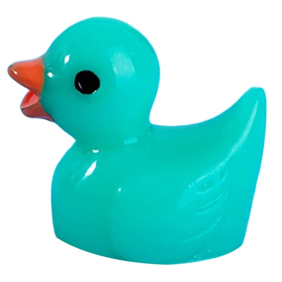 BESTSKY 2026 New 50 Pcs Tiny Ducks,Multi Functional Decoration Mini Resin Animals,Fine Carving Craftsmanship Mini Resin Ducks,Resin Material Mini Resin Ducks,Mint Green