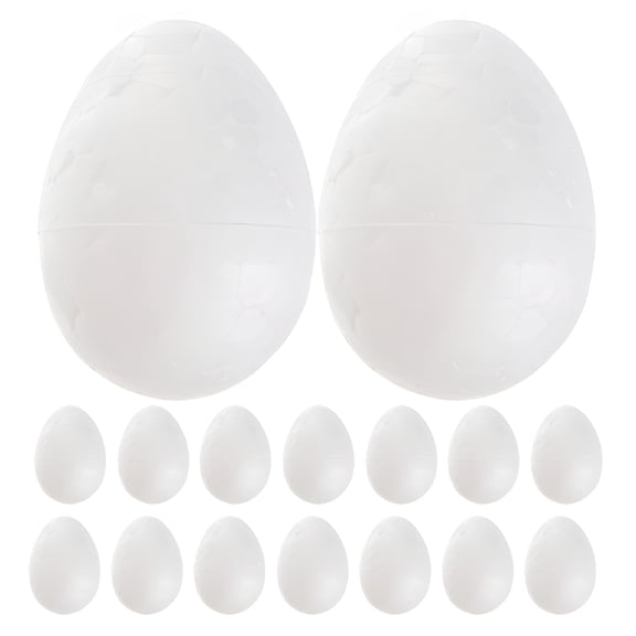 BESTSKY 2026 New 60Pcs Foam Egg for Easter Foam Crafts and Holiday Decor for Classroom,Home,Party,Diy Projects White 3.5X3X3Cm