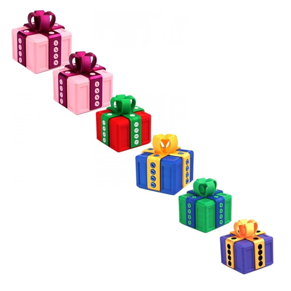 BESTSKY 2026 New 6Pc Christmas Surprise Boxes,Funny Gifts,Small Boxes for Gifts,Take Apart Boxes to Get Gifts,Puzzle of Boxes Toy Surprise Prank Christmas Boxes Gifts,Novelty Boxes Christmas Gifts