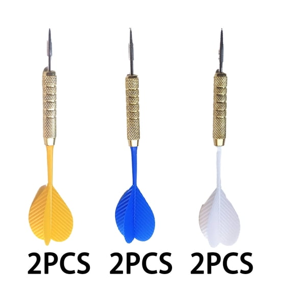 BESTSKY 2026 New 6Pcs Darts Premium Steel Tip Darts Perfectly Balanced Darts Metal Tip Set for Home Bar Club Style7