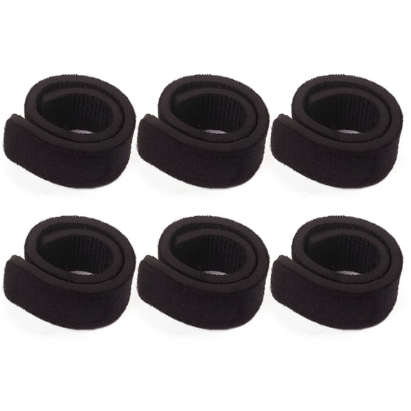 BESTSKY 2026 New 6Pcs Fishing Rod Straps Fishing Pole Wrap Band Elastic Fishing Rod Holder Belts, for Fishing, Rod Storage, Tackle Organization, Outdoor Activities, Travel, Boat Use