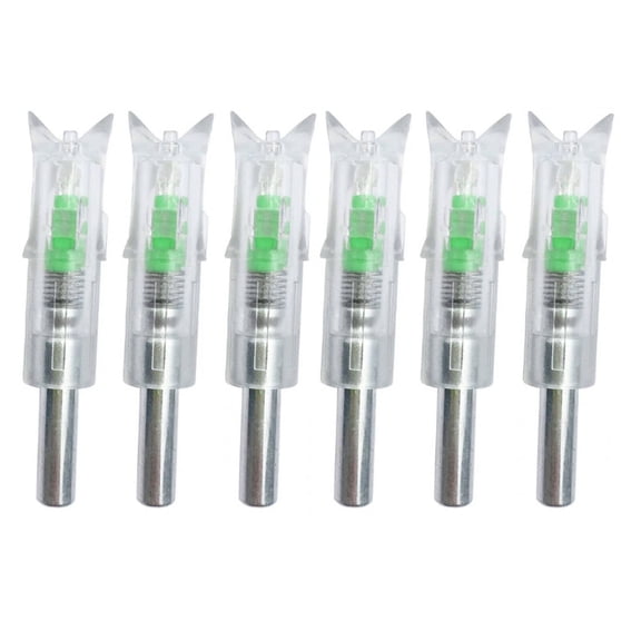 BESTSKY 2026 New 6Pcs Lighted Nocks Lighted Nocks for Arrows Led Nocks Arrow Nocks for Archery for Hunting, Target Practice, Competition, Outdoor