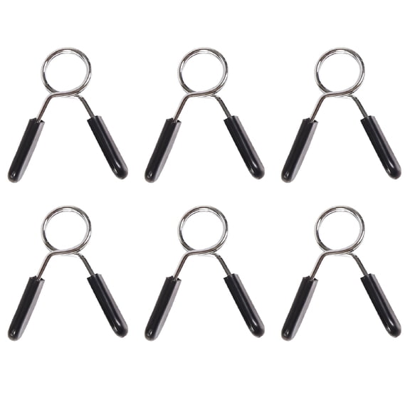 BESTSKY 2026 New 6Pcs Weight Bar Clips Barbell Clamps Sp Clips Weightlifting Accessories for Gym Workouts, Strength Training, Weightlifting, Powerlifting, Home Fitness Sessions