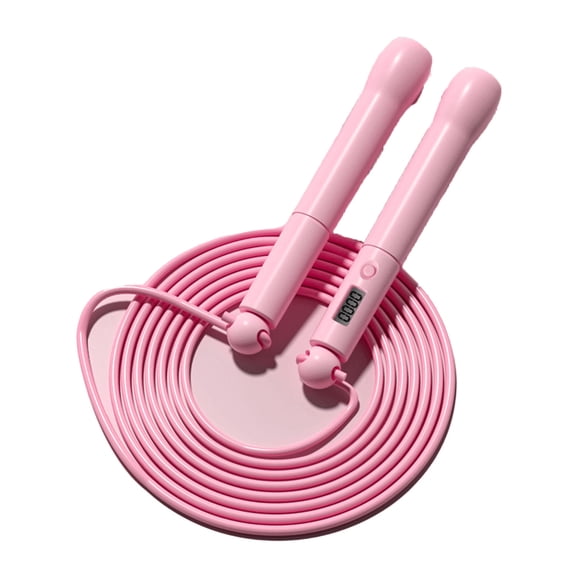 BESTSKY 2026 New 9.8 Ft Jump Ropes Adjustable Size Jump Rope for Kids and Teens Electronic Counting Skipping Jump Rope with Corrugated Grip for Exercise,Fitness,Games,Pink