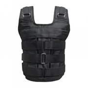 BESTSKY 2026 New Adjustable Weighted Vest Body Weight Vest Heavy Duty Gym Weight Loading Vest for Fitness, Training, Running, Crossfit Can Hold 110Lb