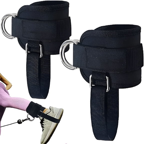 BESTSKY 2026 New Ankle Straps for Cable S Kickbacks - Adjustable Comfort Ankle Cable Attachments for Gym Ankle Cuff Cable Glute Kickback Straps - Leg Extensions, Curls & Ankle Cuffs Women