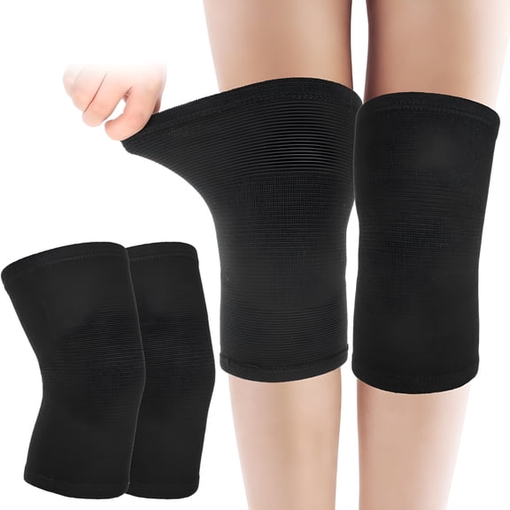 BESTSKY 2026 New Bamboo Knee Sleeve, Elastic Compression Knee Brace Breathable Knee Pads Leg Sleeves Thicken Thermal Knee Braces Relieve Knee Pain Knee Sleeves for Men Women Ski Cycling Dance Running