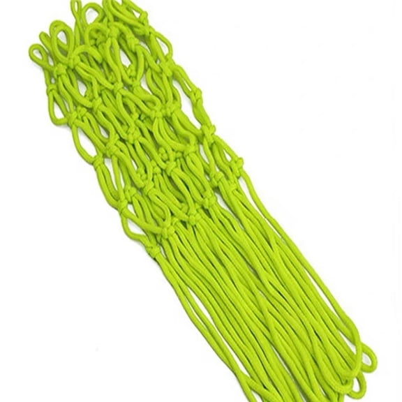 BESTSKY 2026 New Basketball Nets Standard Size Basketball Accessories Weather Resistant High Visibility Basketball Nets for Outdoor Play Street Courts Green