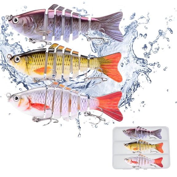 BESTSKY 2026 New Bionic Swimming Bait, Robotic Fishing Lures for Freshwater, 3D Bionic Swimming Lure, Fishing Lure for Freshwater and Saltwater