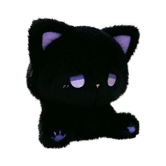 BESTSKY 2026 New Black Cat Stuffed Animals,7 Inch Stuffed Animals Black Cat Plush,Cute Cat Plushies Toy,Soft Kitten Plushie Cuddle Pillow,Anime Plushie Doll,Cute Stuff Toys Gift for Girls,Boys