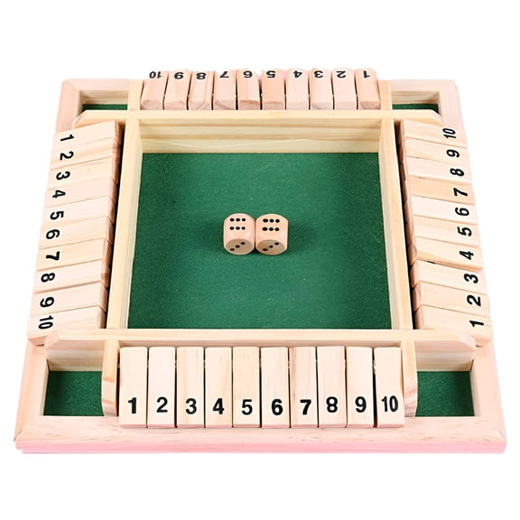 BESTSKY 2026 New Board Game,Education Combined Dice Game,Math Skills Tabletop Game,For Classroom,Home,Party,Green