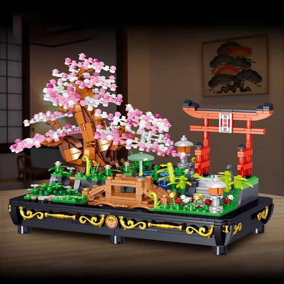 BESTSKY 2026 New Bonsai Tree Series Building Blocks Building Kit with 1286 Pieces for A Beautiful Decorative and Collection,For Home Decor,Creative Projects,Display Pieces,Relaxation Activities.