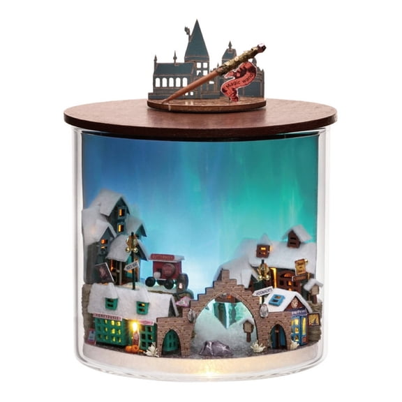 BESTSKY 2026 New Book Nook Kits for Adults,Dream Bottle Creative Design Diy Miniature House Kit,3D Puzzle Assembly Experience Complete Diy Kit 3D Puzzles,