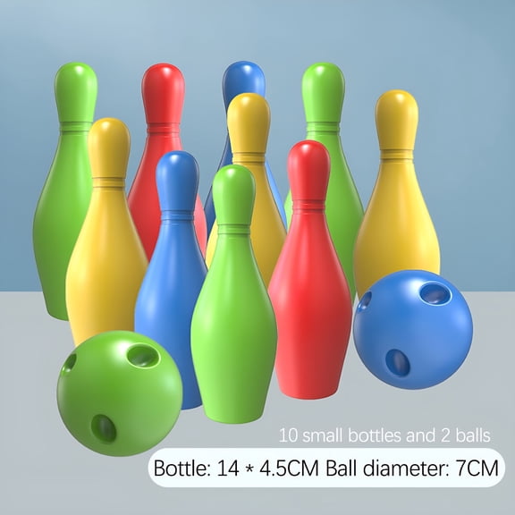 BESTSKY 2026 New Bowling Parent Child Indoor and Outdoor Sports Interactive Games Baby Bowling Mini Set Children