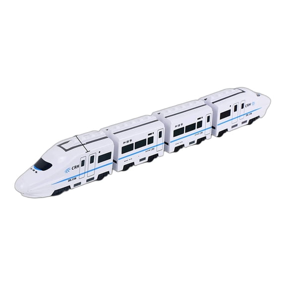 BESTSKY 2026 New Bullet Train Universal Wheel Design Electric Train Simulation of Harmony Appearance Toddler Train Set Style 1 for Toddlers, Playtime, Learning, Imagination, Indoor Fun, Gift.