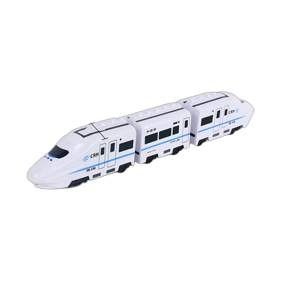 BESTSKY 2026 New Bullet Train Universal Wheel Design Electric Train Simulation of Harmony Appearance Toddler Train Set Style 2 for Playtime Imaginative Play Gift Giving Learning Activities.