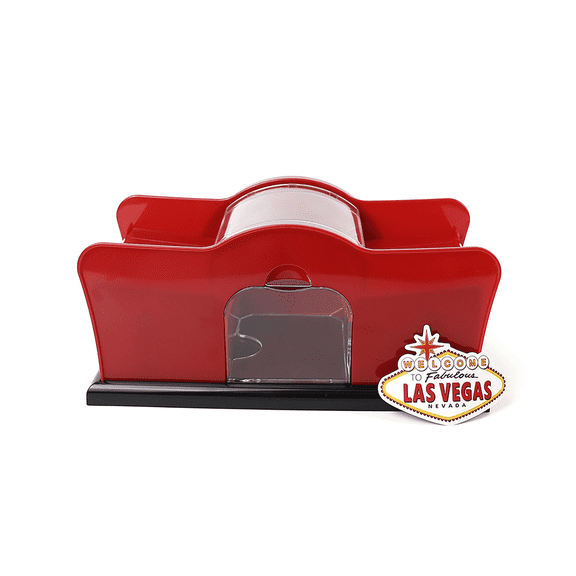 BESTSKY 2026 New Card Shuffler,Automatic Card Shuffler,Handle Shuffle,For Home,Party,Game Night,Red