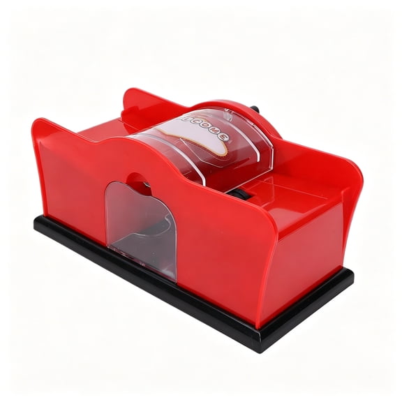 BESTSKY 2026 New Casino Hand Crank Manual Card Shuffler 1 Or 2 Deck Casino Poker Blackjack Bridge for Card Games,Poker Nights,Casino-Themed Parties,Family Gatherings,Home Entertainment.