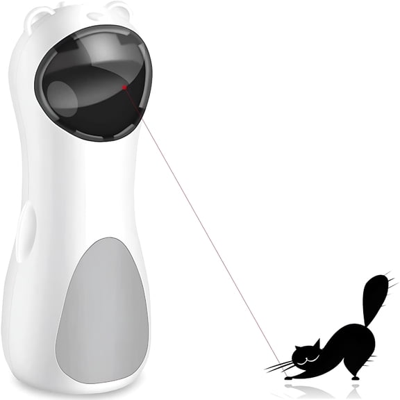 BESTSKY 2026 New Cat Laser Toy, Automatic Rotating Laser Pointer for Cats, Usb/Battery Charging Operated Pet Training Exercise r Tool