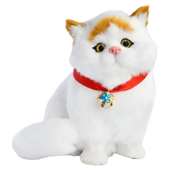 BESTSKY 2026 New Cat Stuffed Animal Adjustable Tail Position Stuffed Cat Fun and Interactive Play Breathing Stuffed Animal Style2 for Playtime Cuddling Emotional Support Kids' Entertainment