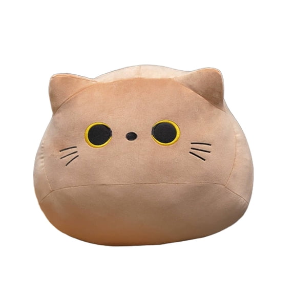 BESTSKY 2026 New Cat Stuffy Black Cat Plush Toy Funny Stuff Cat Pillow Weighted Stuffed Animals Style 4 for Sofa Bedroom Nap Decor Gift 30Cm