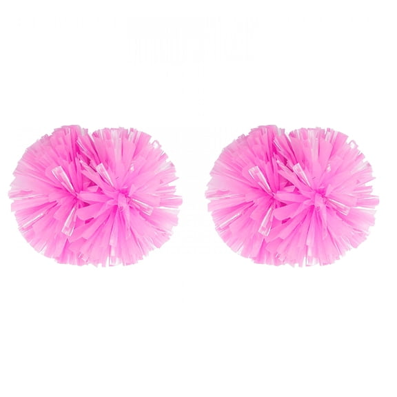 BESTSKY 2026 New Cheerleading Pom Poms with Baton Handle for Team Spirit Sports Dance Cheering Kids Adults (2 Packs) for Performance, Game, Party, Event