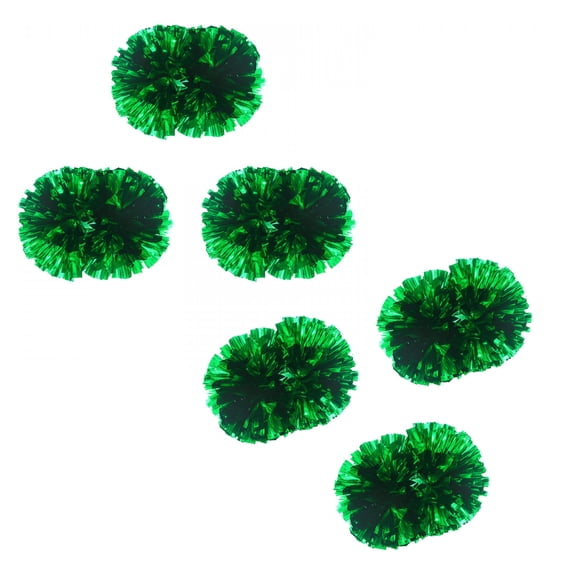 BESTSKY 2026 New Cheerleading Pom Poms with Baton Handle for Team Spirit Sports Dance Cheering Kids Adults for Cheerleading, Dance, School Events (6 Packs)