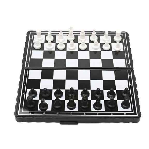 BESTSKY 2026 New Chess Set,Soft Touch Surface Checkers Board Game,Long-Lasting Game Fun Chess Board,Style2 for Family Game Night, Learning, Strategy Development, Indoor Entertainment.