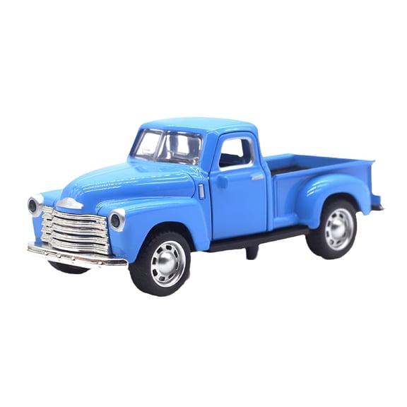 BESTSKY 2026 New Classic Rustic Vintage Pickup Truck Pull-Back Car Play Vehicle for Kids,Toddlers,Collectors,Playtime,Party Favors,Gift (Alloy Blue)