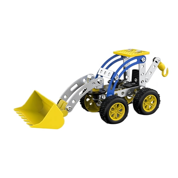 BESTSKY 2026 New Construction Truck Vehicle Toy Metal Excavator Model Kits Building Toys Model Car Kits for Boys Erector Set Car Metal Building Blocks for Kids Boys