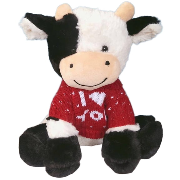 BESTSKY 2026 New Cow Stuffed Animal,Valentines Stuffed Animal,Cow Plush,Style5 for Gifts, ValentineS Day, Cuddle Time, Kids Playrooms, Bedroom Decor.