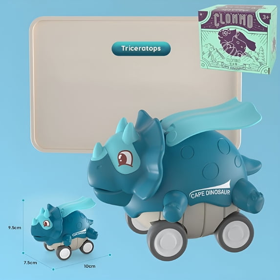 BESTSKY 2026 New Dinosaur Toys for 1-4 Year Old Boys,Press and Go Toy Cars for Boys,Toddler Toys Age 2-4,Pull Back Vehicles for Kids,Cute Dinosaur Car Toys for Boys Age 1-4