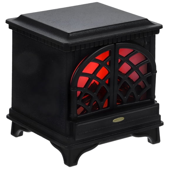 BESTSKY 2026 New Doll House Mini Fireplace with Light,Miniature Plastic Fireplace,Mini House Accessory for Dollhouses,Crafts,Home Decor,Miniature Displays,Gifts