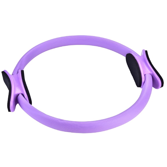 BESTSKY 2026 New Dual Grip Yoga Pilates Resistance Circle for Thighs and Legs Fitness (Purple) for Yoga, Pilates, Leg Exercises, Fitness Training, Muscle Toning, Home Workouts.