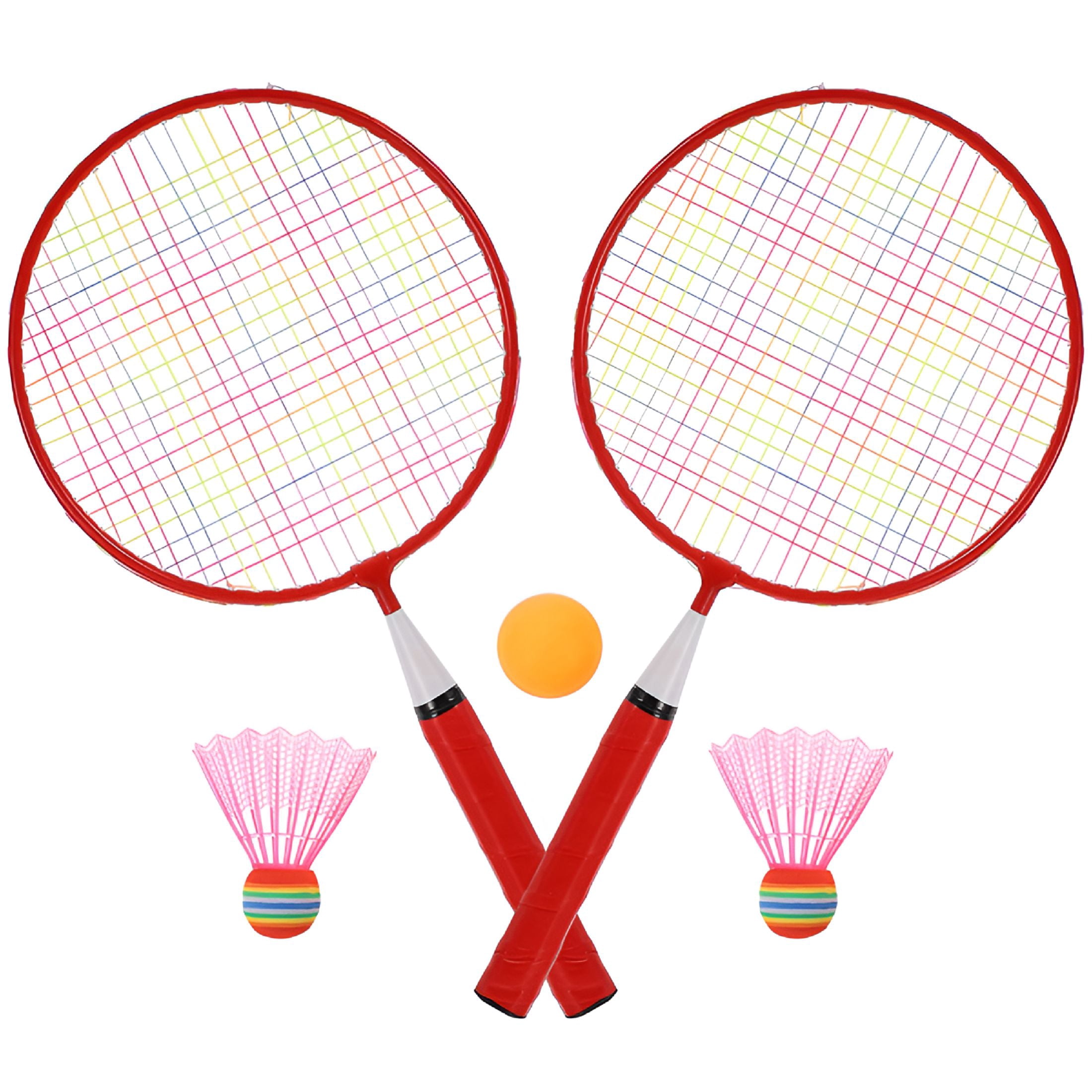 BESTSKY 2026 New Durable Badminton Set for Kids, Indoor and Outdoor Game Toy Set for Backyard, Park, Beach, Gym, School