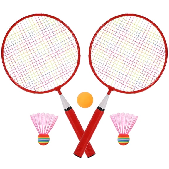 BESTSKY 2026 New Durable Badminton Set for Kids, Indoor and Outdoor Game Toy Set for Backyard, Park, Beach, Gym, School
